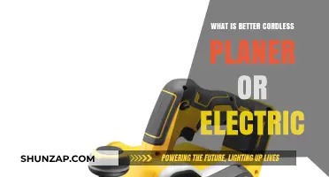 Cordless or Electric Planer: Which is the Better Option?