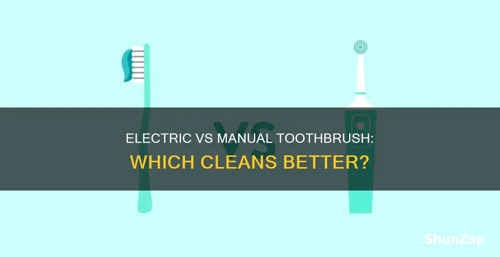 what is better electric or manual toothbrush