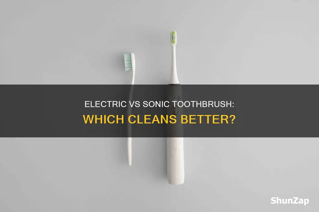 what is better electric or sonic tootbrush