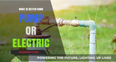 Hand Pumps vs Electric: Which is the Better Option?