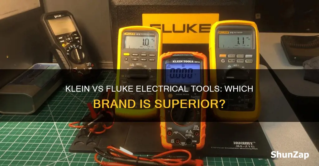 what is better klein or fluke electrical