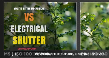 Mechanical vs Electrical Shutter: Which is Superior?