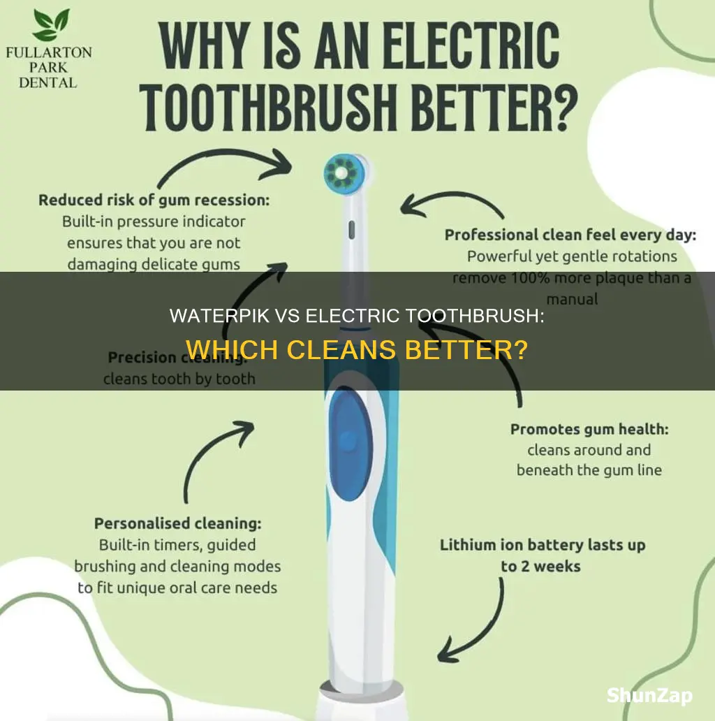 what is better waterpik or electric toothbrush