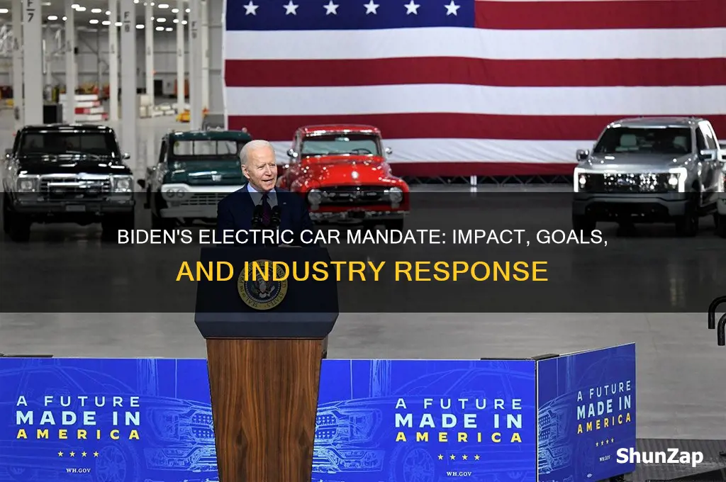 what is bidens electric car mandate