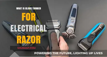 Electrical Razors: Blood Thinner's Role