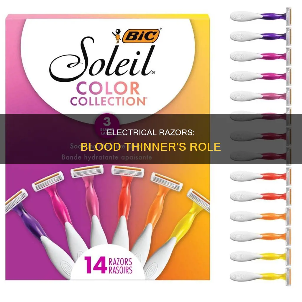what is blood thinner for electrical razor
