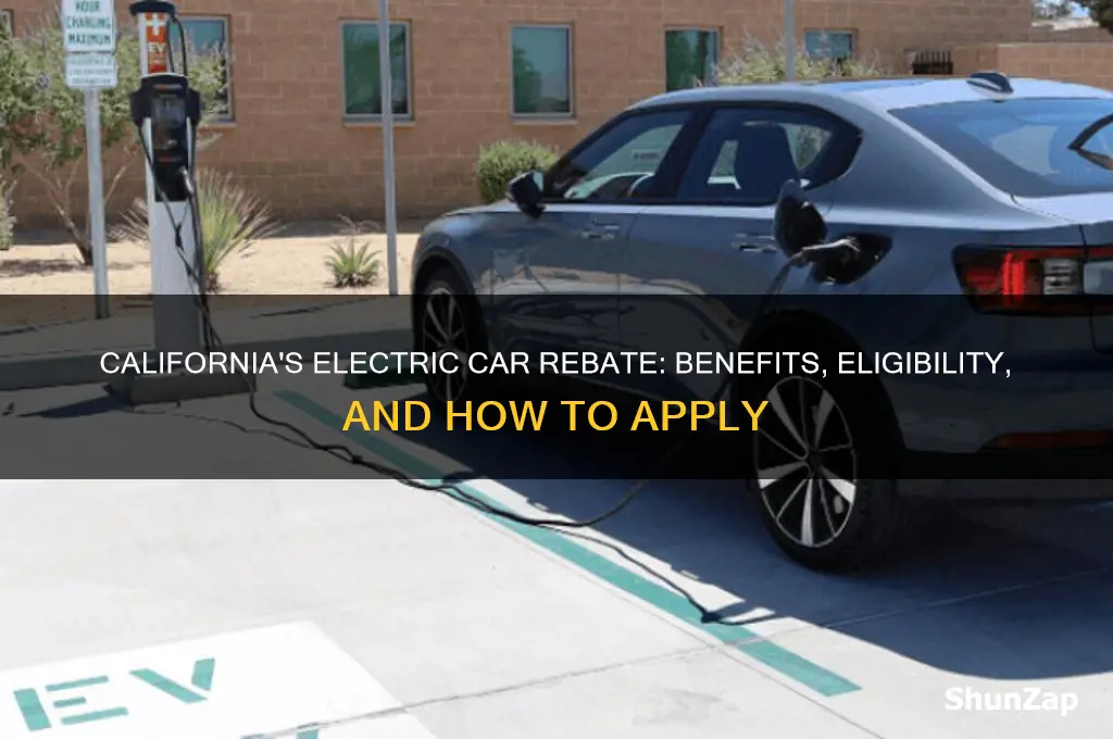 what is ca rebate for electric cars