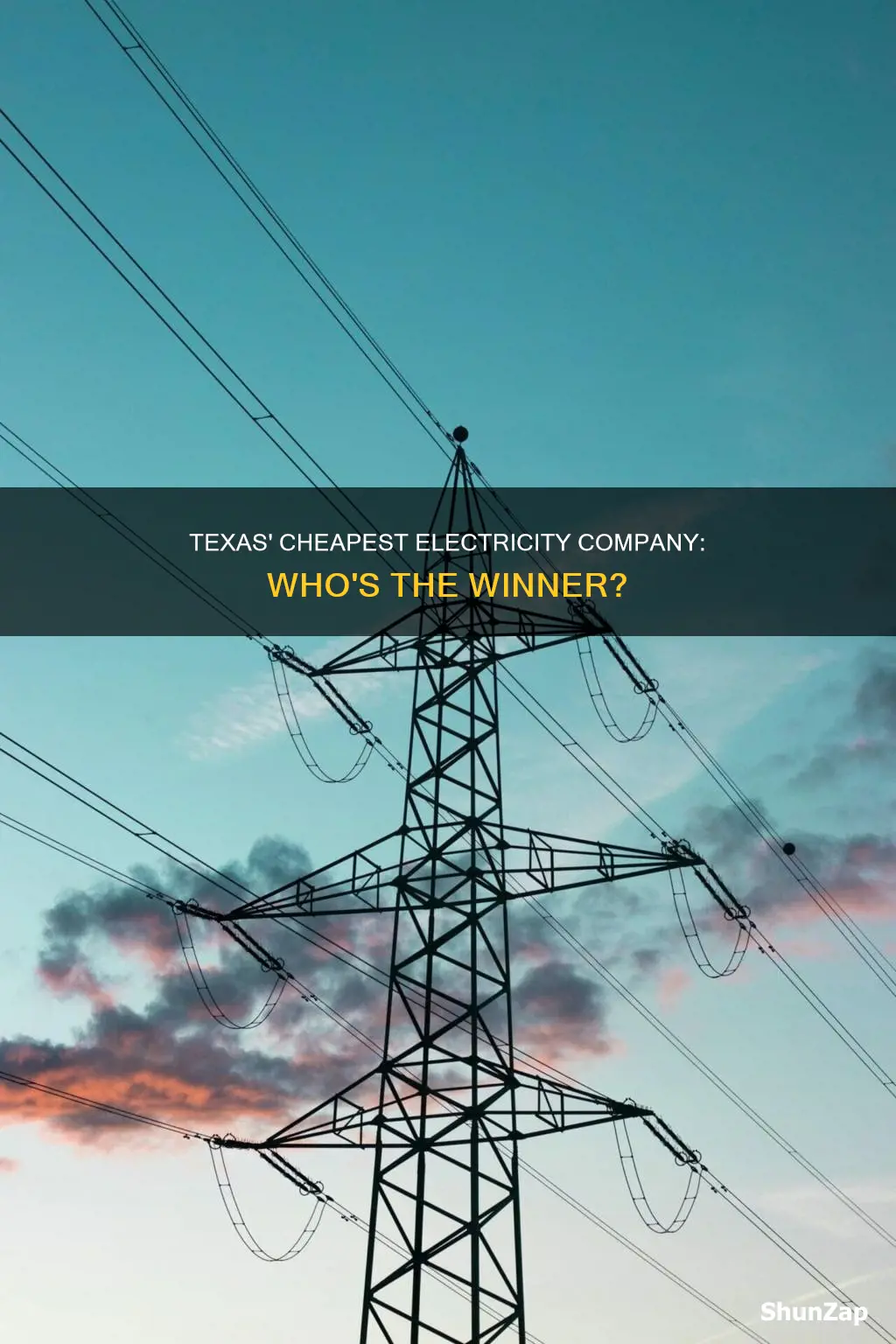 what is cheapest electricity company in texas