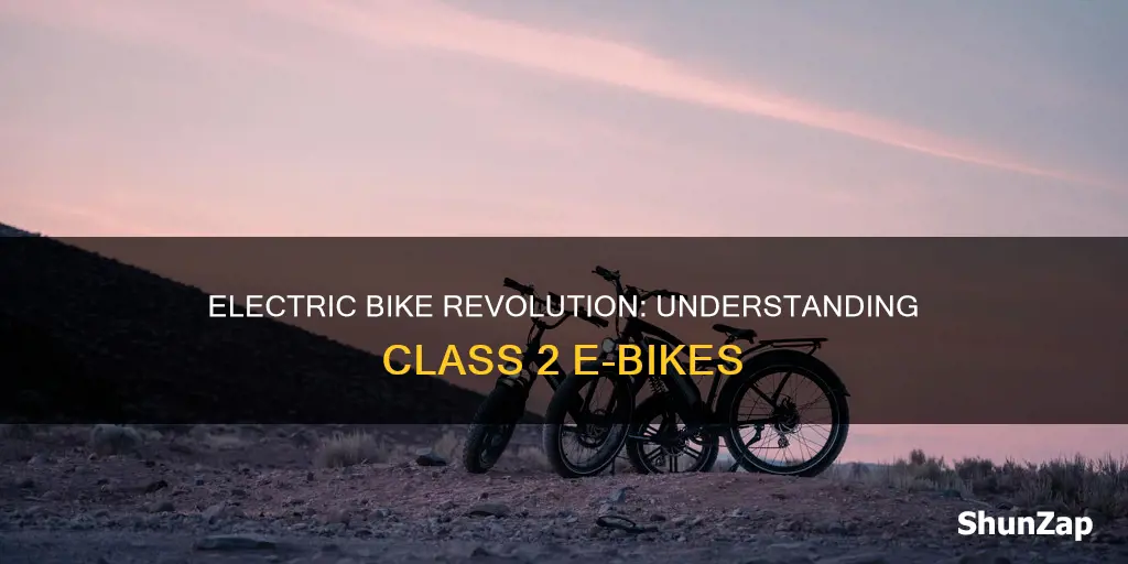 what is class 2 electric bike