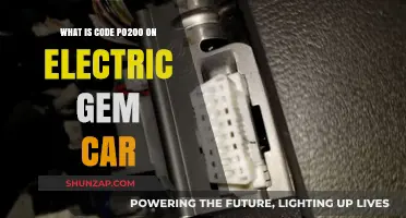 Understanding Code P0200 in Your Electric GEM Car: Causes and Fixes