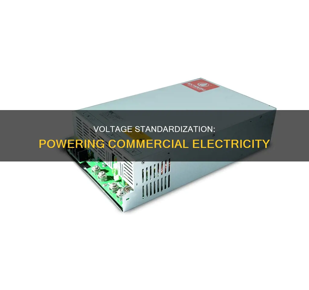 what is commercial voltage standard for electricity