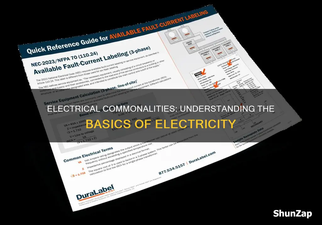 what is common when referring to electrical