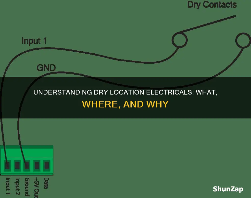 what is considered a dry location electrical