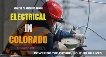 Electrical Work in Colorado: What's Minor?