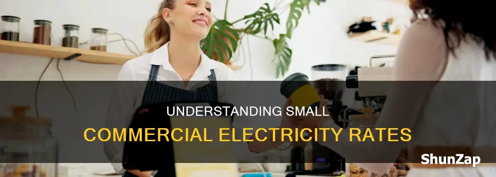 what is considered small commercial for electricity