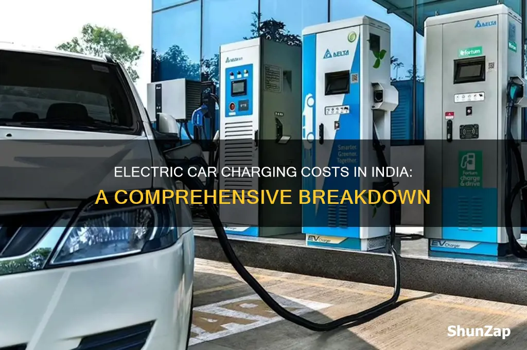 what is cost of charging electric car in india