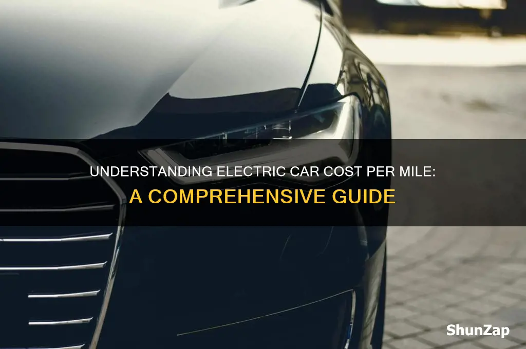 what is cost per mile for electric car
