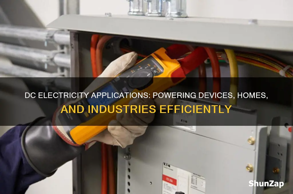 what is dc electricity used for