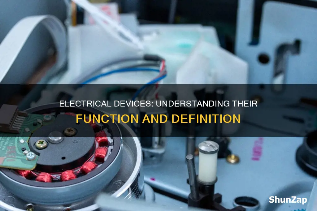 what is definition of an electrical device