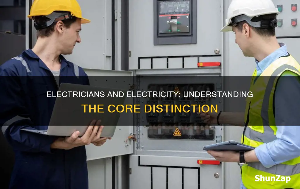 what is difference between electrical and electrician