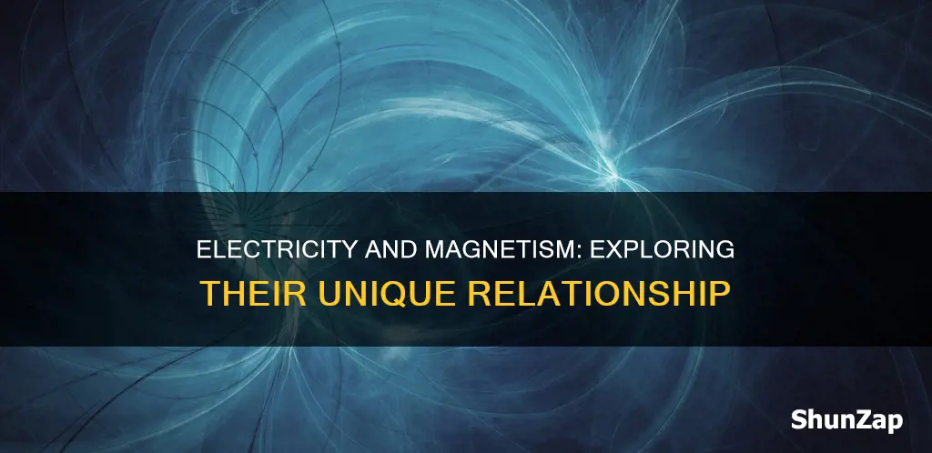 what is difference between electricity and magnetism