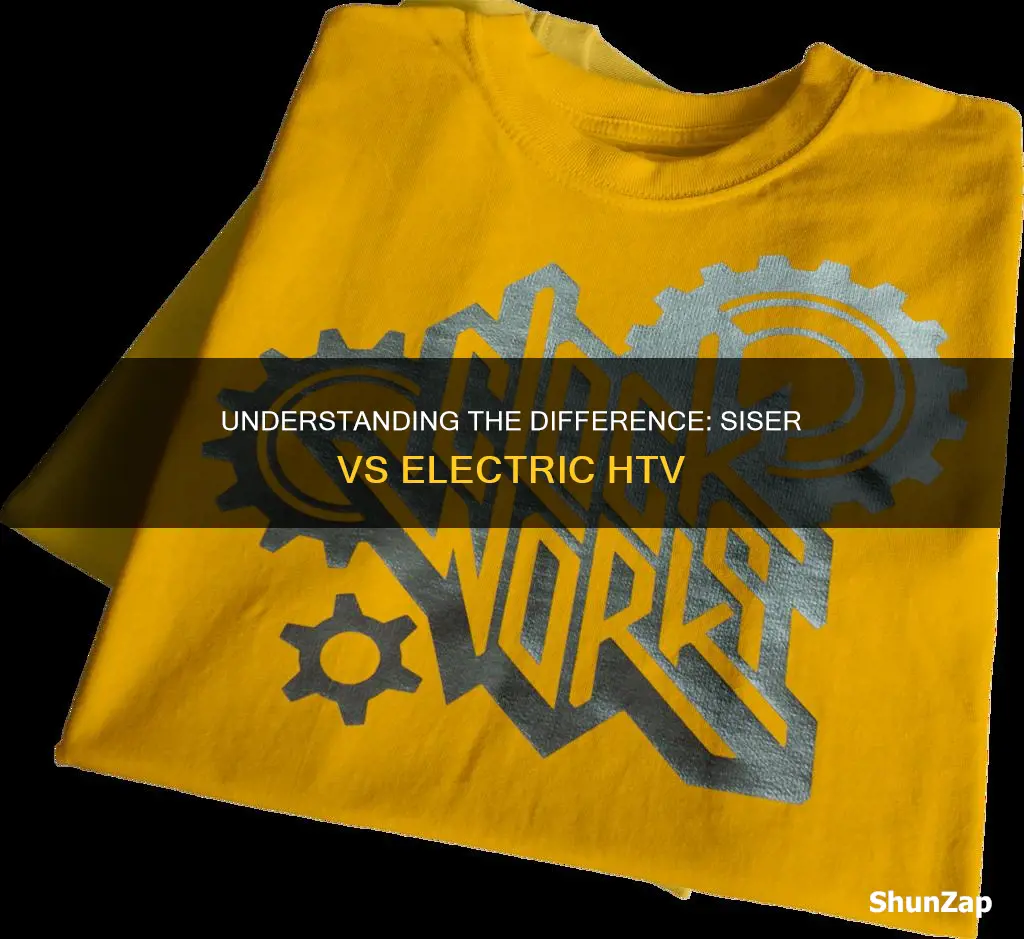 what is difference between siser electric htv