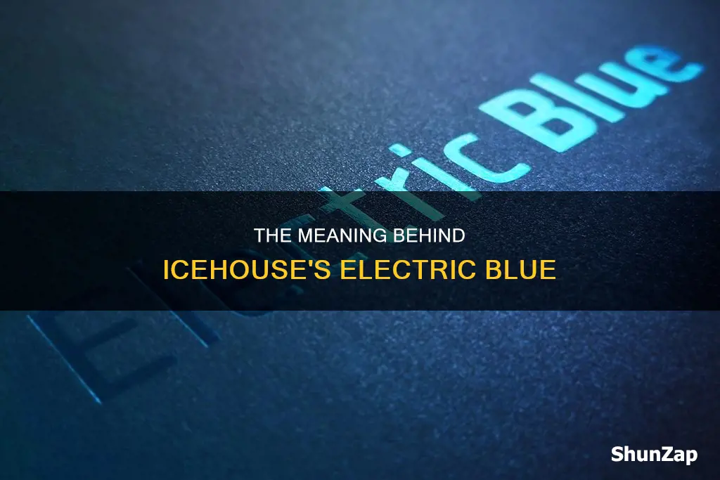 what is electric blue by icehouse about
