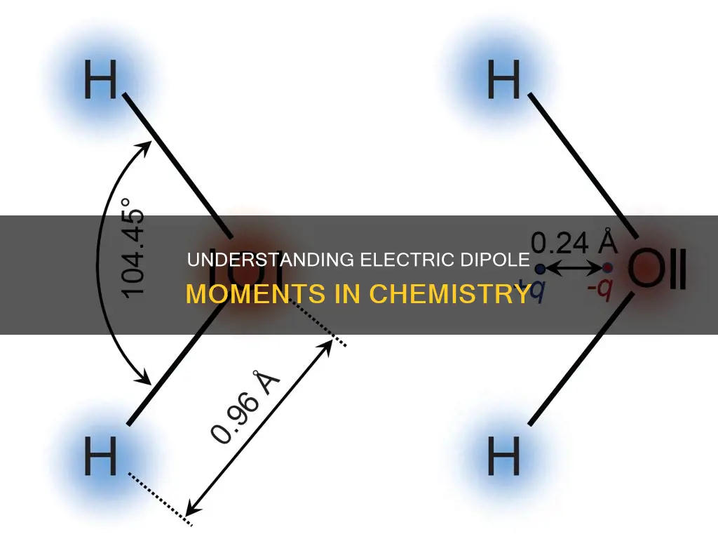 what is electric dipole moment in chemistry