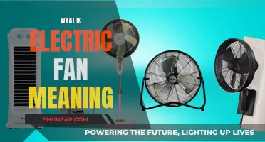 The Electric Fan: Its Definition and Significance