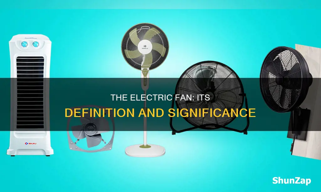 what is electric fan meaning
