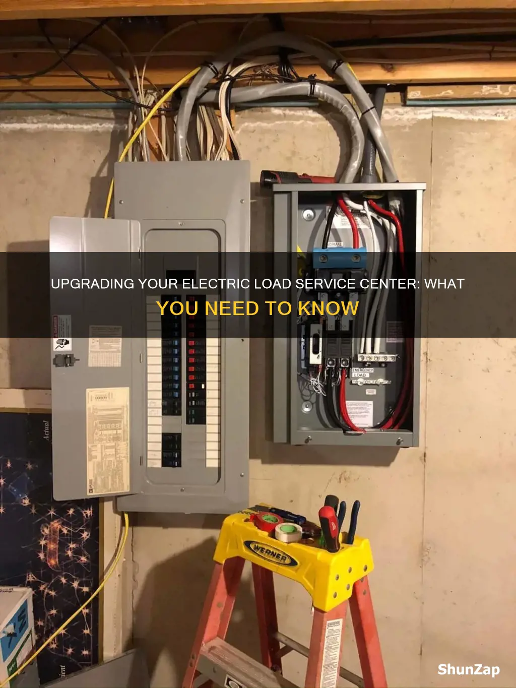 what is electric load service center upgrade