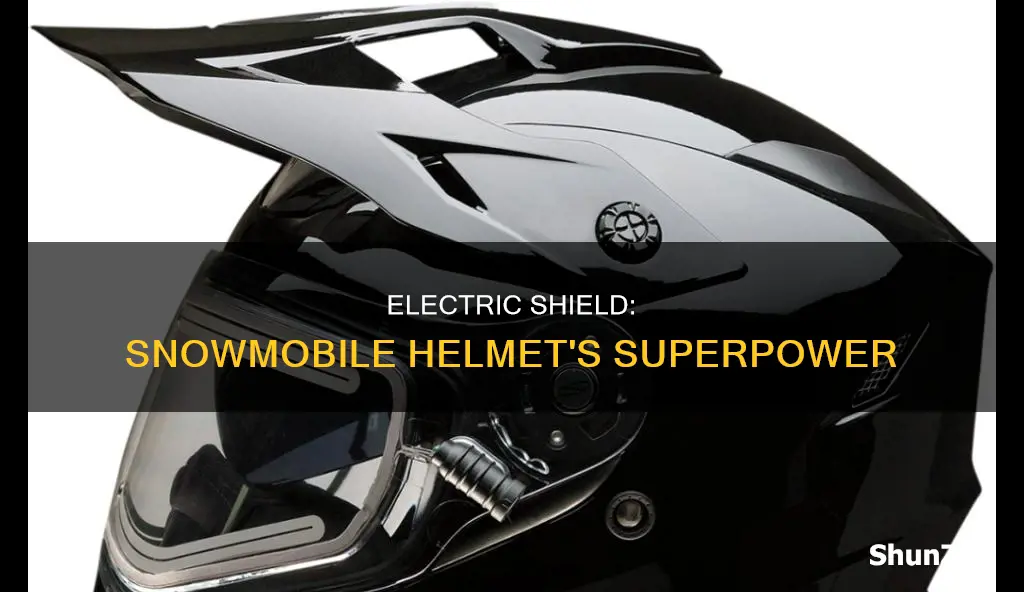 what is electric shield in snowmobile helmet