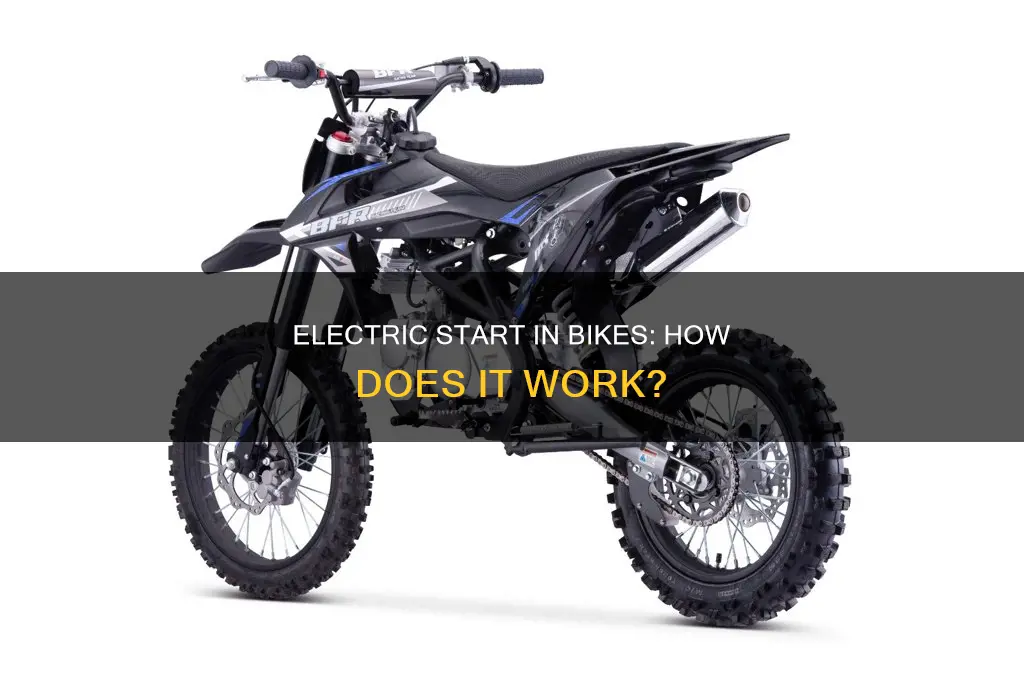 what is electric start in bike