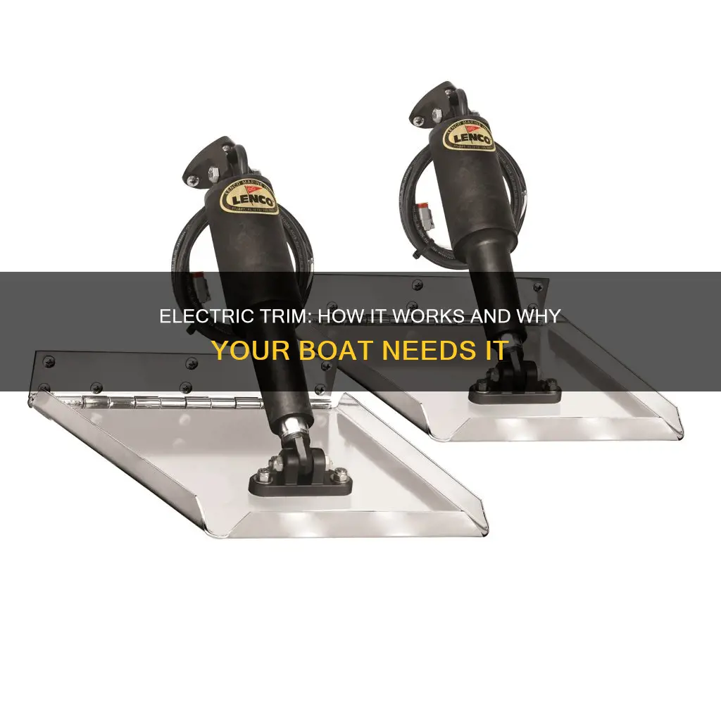what is electric trim on a boat