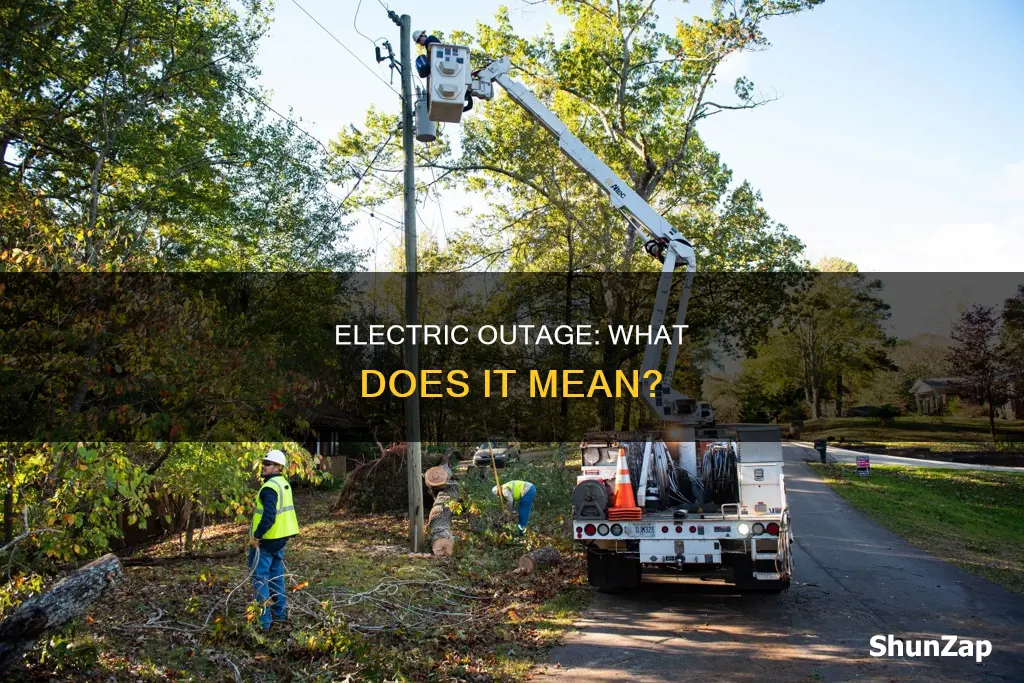 what is electric went out mean