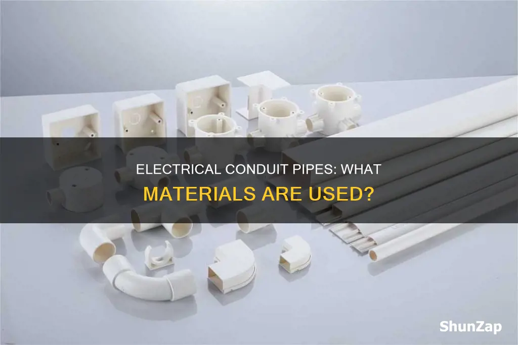 what is electrical conduit pipe made of