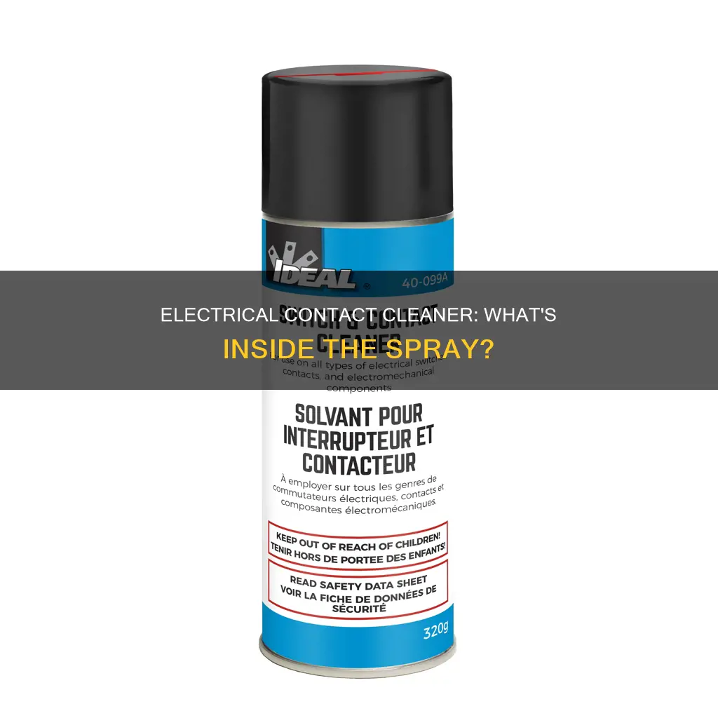 what is electrical contact cleaner made of