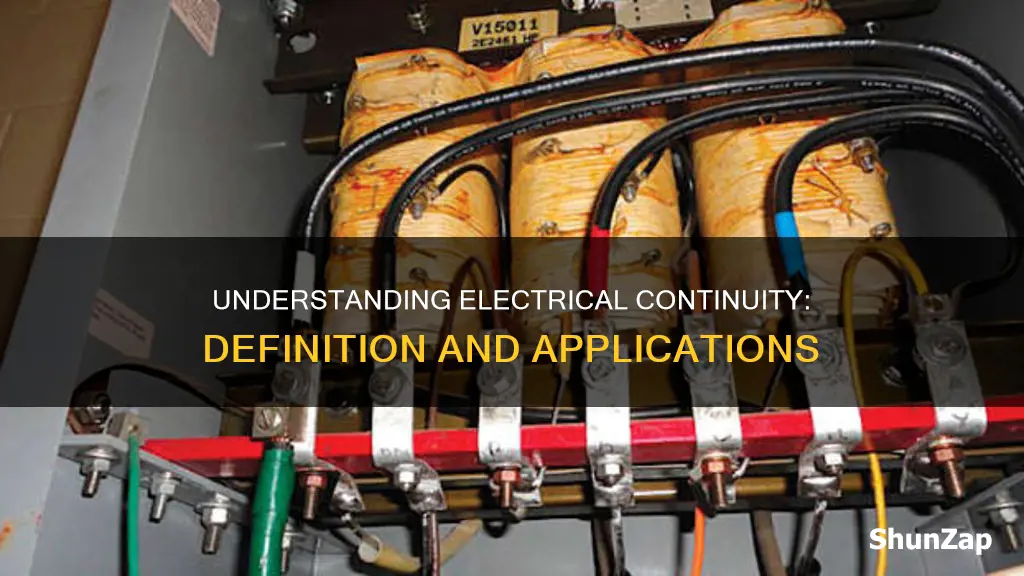 what is electrical continuety mean
