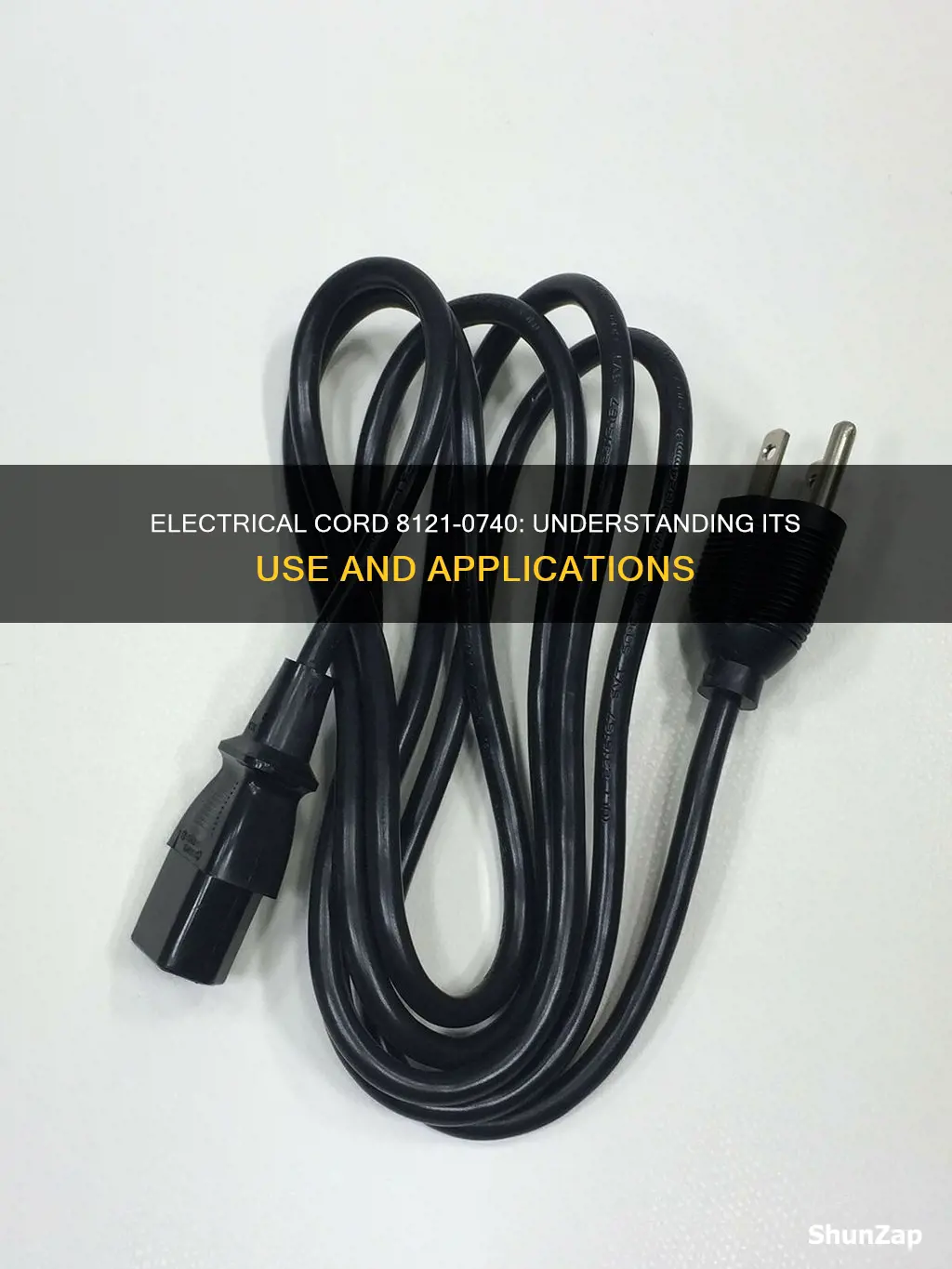 what is electrical cord from 8121-0740