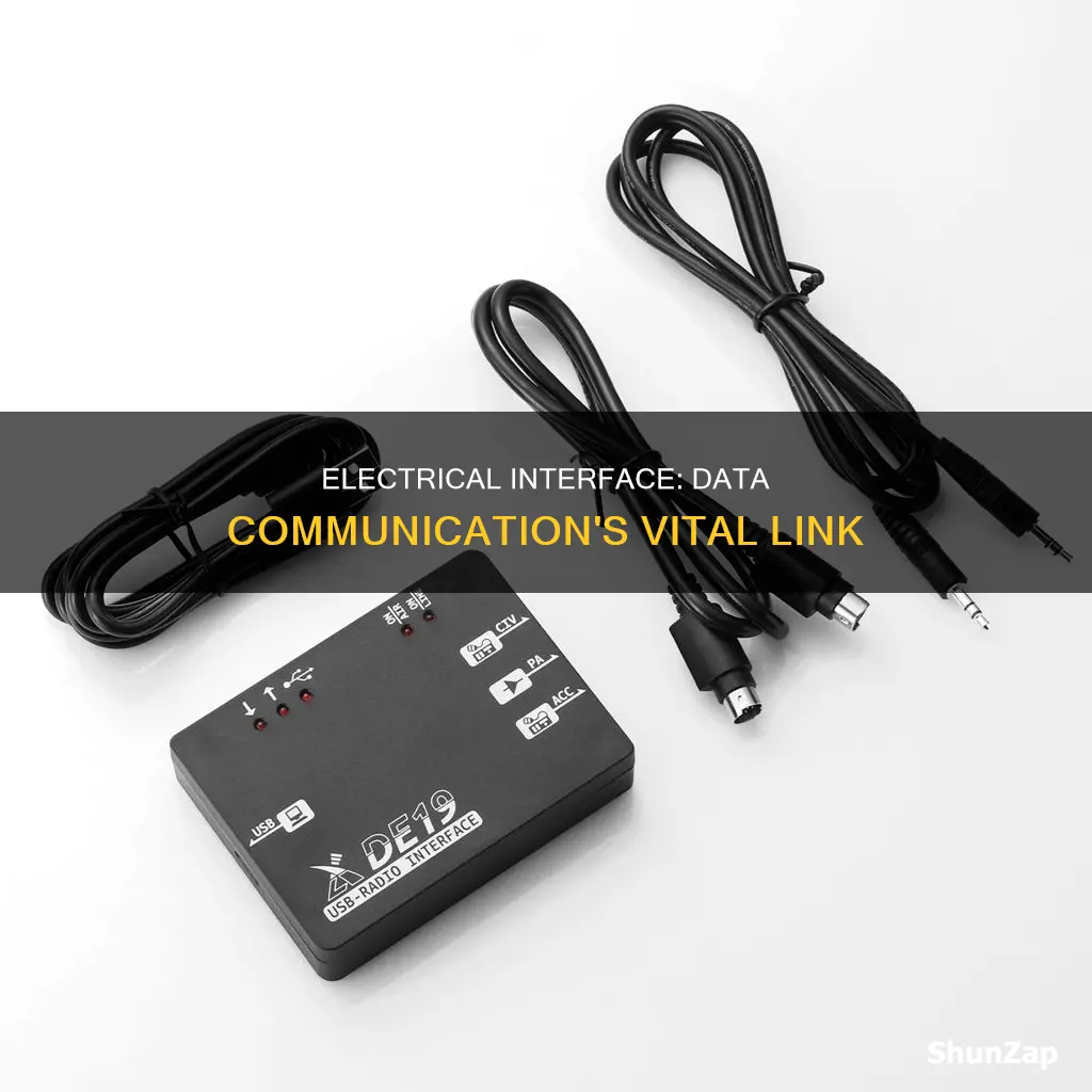 what is electrical interface in data communication