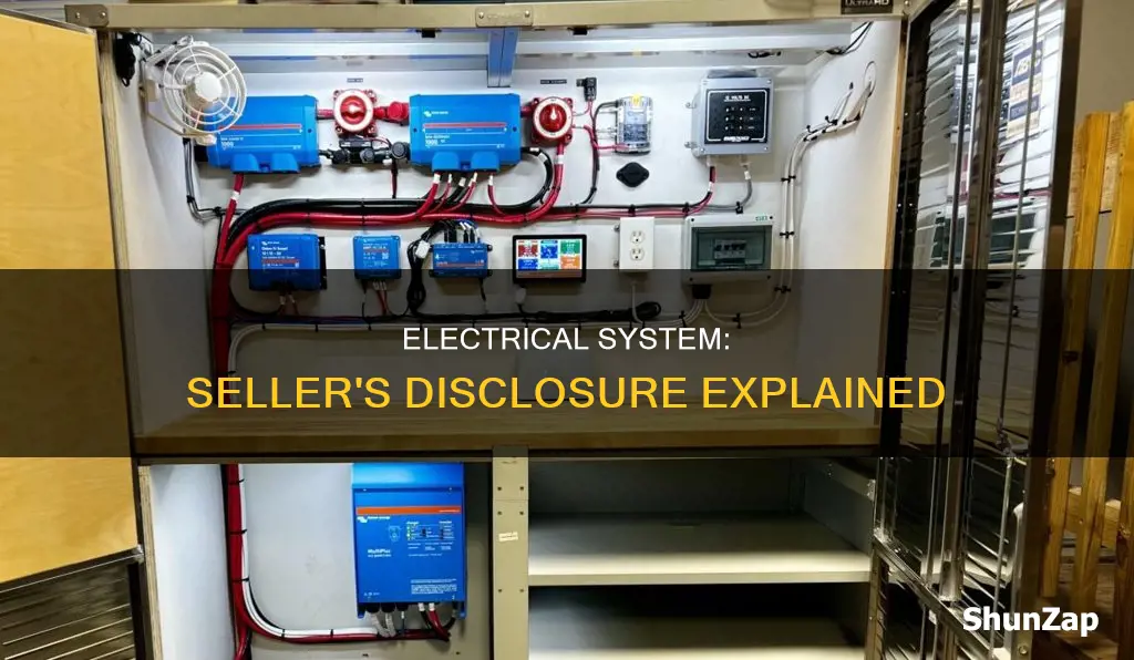 what is electrical system in sellers disclosure