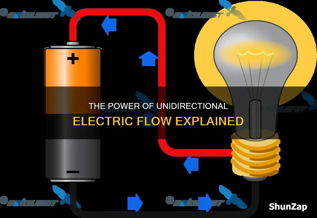 what is electricity flowing 1 ways called