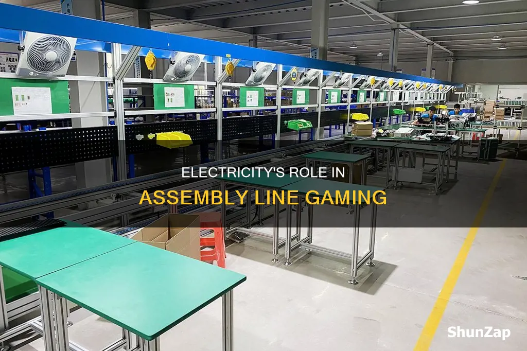what is electricity for assembly line game