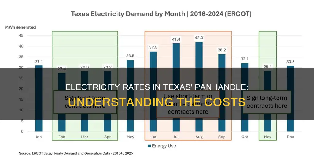what is electricity rate in panhandle texas
