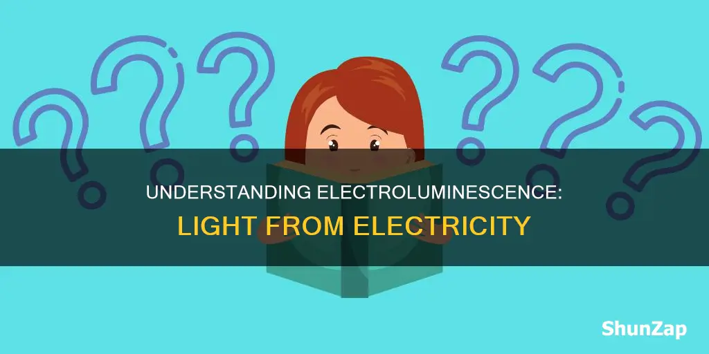 what is electro luminescence mean