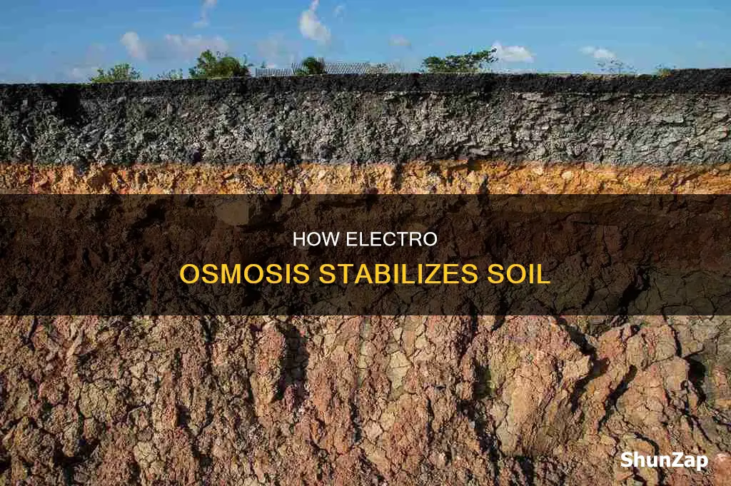 what is electro osmosis in soil stabilization