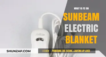 Sunbeam Electric Blanket: What's F2 Function?