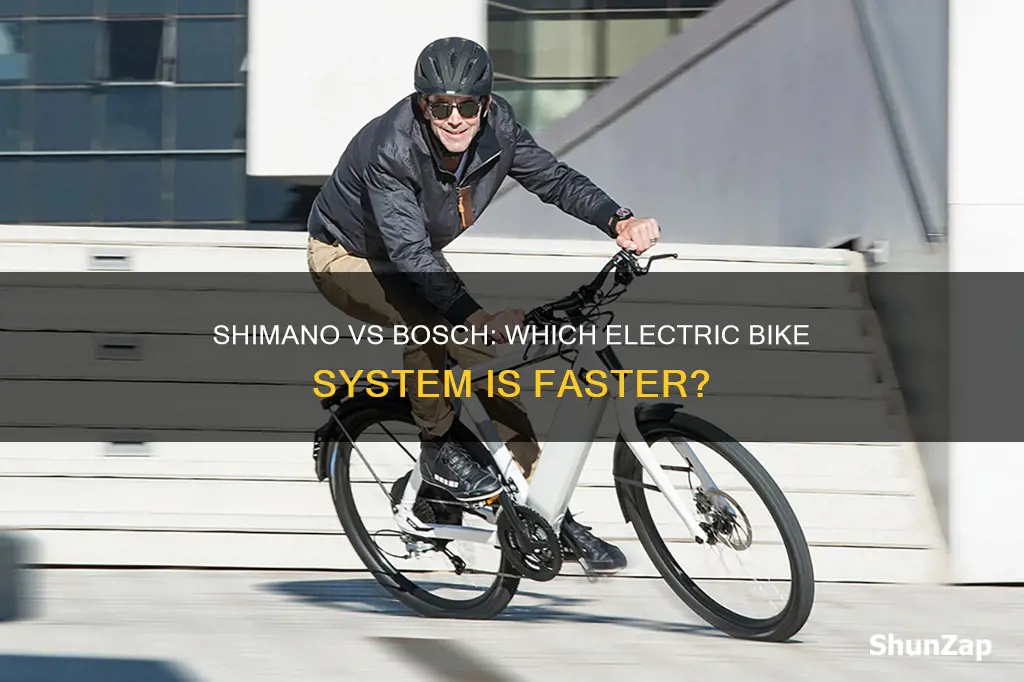 what is faster shimano or bosch electric