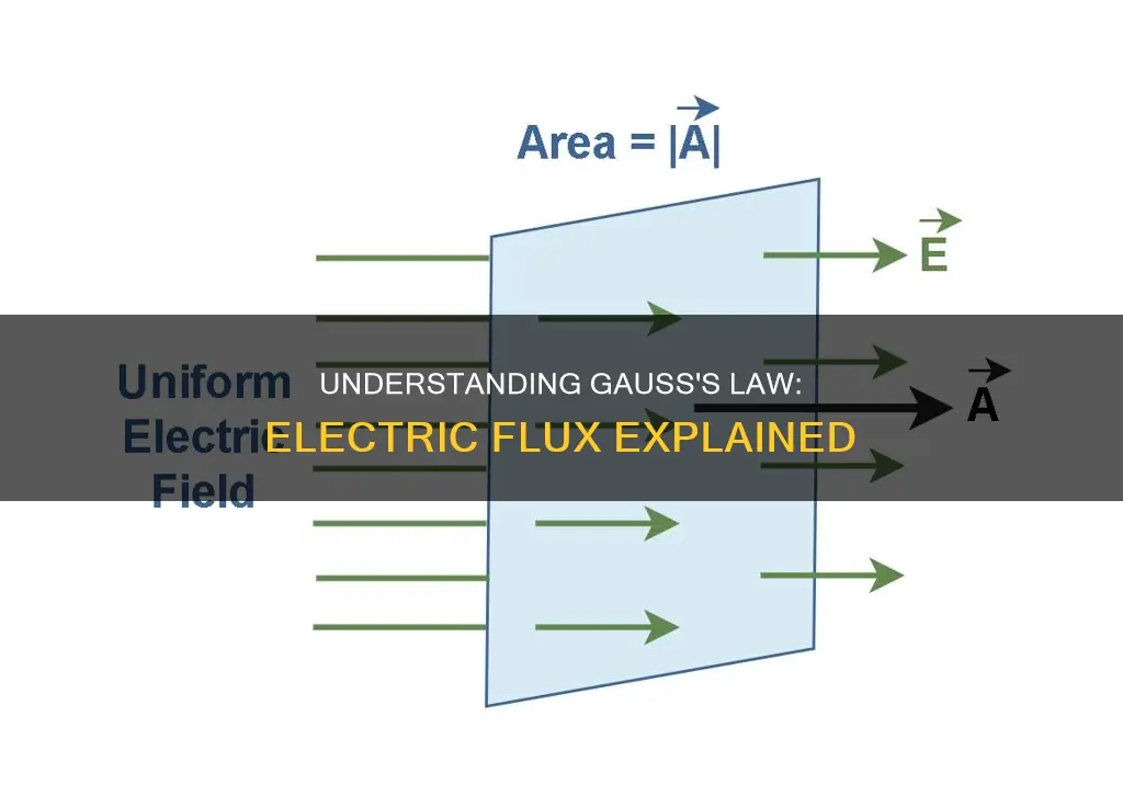 what is gauss law for electric flux
