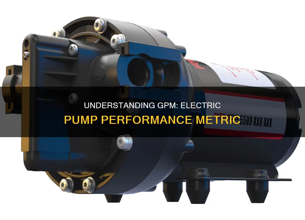 what is gpm on an electric pump